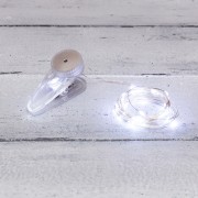 Гирлянда Роса с прищепкой 3 м, 30 LED, белое свечение, 2хCR2032 в комплекте NEON-NIGHT Гирлянда Роса с прищепкой 3 м, 30 LED, белое свечение, 2хCR2032 в комплекте NEON-NIGHT