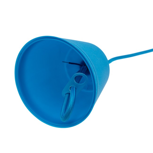 Патрон E27 силиконовый со шнуром 1 м синий REXANT Патрон E27 силиконовый со шнуром 1 м синий REXANT