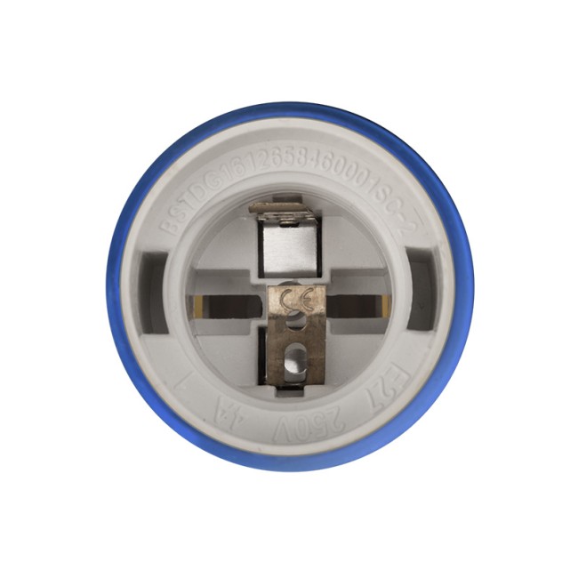 Патрон E27 силиконовый со шнуром 1 м синий REXANT Патрон E27 силиконовый со шнуром 1 м синий REXANT