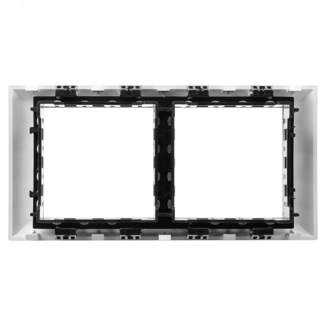 Avanti Рамка-суппорт для In-liner Front серебрист ый металлик 4модуля Avanti Рамка-суппорт для In-liner Front серебрист ый металлик 4модуля