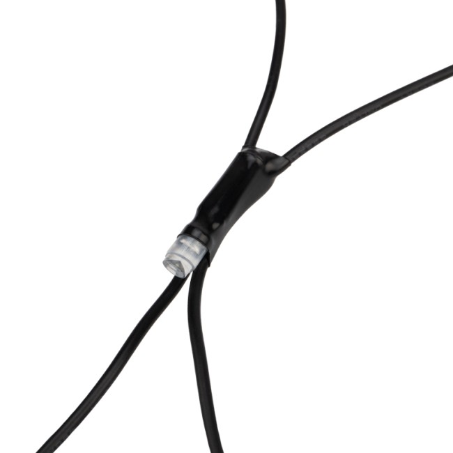 Гирлянда Сеть 2х2х1.5м, свечение с динамикой, черный ПВХ, 136 LED, 230 В, цвет: Мультиколор (контроллер в комлекте)
