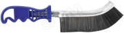 Кордщетка с изогнутой пластиковой ручкой нейлоновая тип F