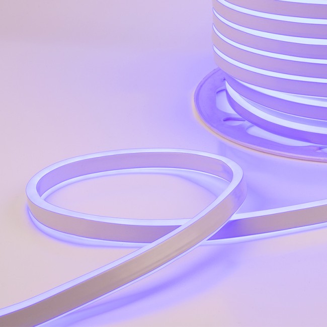 Гибкий неон LED SMD 8х16 мм, двухсторонний, синий, 120 LED/м, бухта 100 м Гибкий неон LED SMD 8х16 мм, двухсторонний, синий, 120 LED/м, бухта 100 м