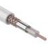 Кабель коаксиальный RG-58 A/U, 50 Ом, Cu/Al/Cu, 64%, 100м, INDOOR, белый REXANT