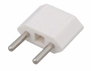 Адаптер сетевой (переходник) с Евро А/F на тонкую вилку С1 плоский «Тефаль» 6А б/з белый REXANT Адаптер сетевой (переходник) с Евро А/F на тонкую вилку С1 плоский «Тефаль» 6А б/з белый REXANT