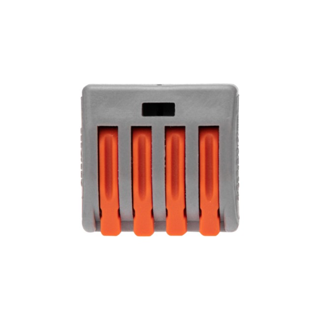 Универсальная клемма СМК 222-414, 4-проводная серая 0,08-2,5/4 мм² (50 шт/уп) REXANT Универсальная клемма СМК 222-414, 4-проводная серая 0,08-2,5/4 мм² (50 шт/уп) REXANT