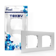 Рамка 2-м Pixel универс. бел. TOKOV ELECTRIC TKE-PX-RM2-C01 Рамка 2-м Pixel универс. бел. TOKOV ELECTRIC TKE-PX-RM2-C01
