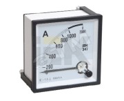 Амперметр Э47 400/5А 72х72 AC включение через трансформатор (класс точности 1.5) Амперметр Э47 400/5А 72х72 AC включение через трансформатор (класс точности 1.5)