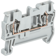 Клемма пружинная КПИ 2в-2,5 31А серый Клемма пружинная КПИ 2в-2,5 31А серый