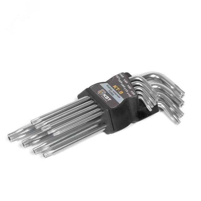 Набор ключей TORX серия KBT-PROFESSIONAL. 9 шт. КТ Набор ключей TORX серия KBT-PROFESSIONAL. 9 шт. КТ