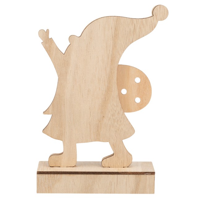 Деревянная фигурка с подсветкой Дед Мороз 18 см NEON-NIGHT Деревянная фигурка с подсветкой Дед Мороз 18 см NEON-NIGHT