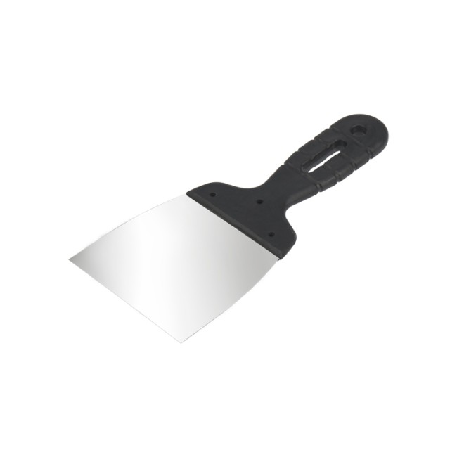 Шпатель 100 мм нержавеющая сталь, пластмассовая ручка REXANT Шпатель 100 мм нержавеющая сталь, пластмассовая ручка REXANT