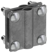 Зажим заземления с раздел. крестообразный стержень-полоса/пруток оцинк. сталь TD IEK ZGC38-13-1-16-40 Зажим заземления с раздел. крестообразный стержень-полоса/пруток оцинк. сталь TD IEK ZGC38-13-1-16-40