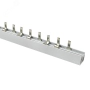 Шина соединительная типа PIN 3-фазная 100А 56 модулей Шина соединительная типа PIN 3-фазная 100А 56 модулей