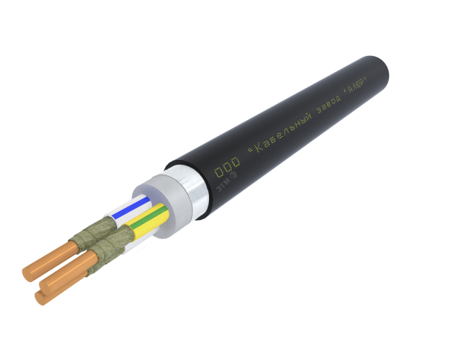 Кабель силовой ВВГЭанг(А)-FRLS 3х4.0 ок(N.PE)-0.66 Ч. бар
