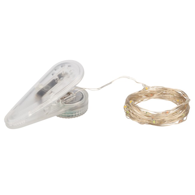 Гирлянда Роса с прищепкой 3 м, 30 LED, теплое белое свечение, 2хCR2032 в комплекте NEON-NIGHT Гирлянда Роса с прищепкой 3 м, 30 LED, теплое белое свечение, 2хCR2032 в комплекте NEON-NIGHT