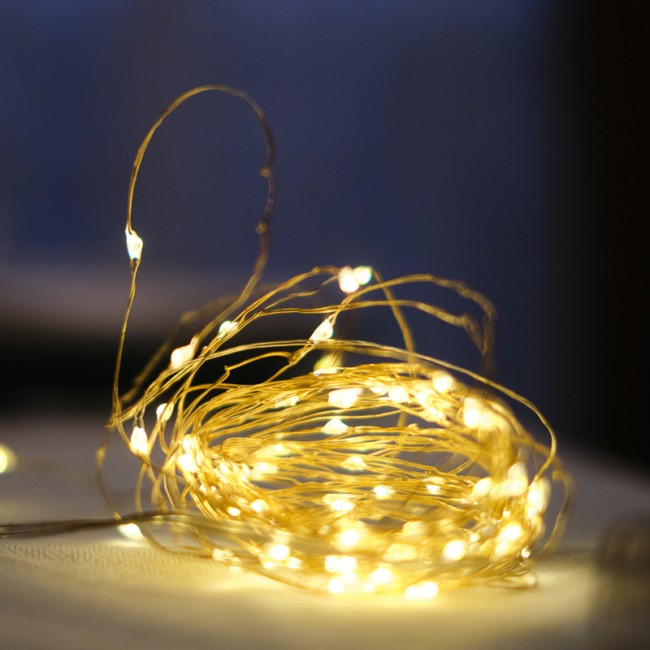 Гирлянда Роса с прищепкой 3 м, 30 LED, теплое белое свечение, 2хCR2032 в комплекте NEON-NIGHT Гирлянда Роса с прищепкой 3 м, 30 LED, теплое белое свечение, 2хCR2032 в комплекте NEON-NIGHT