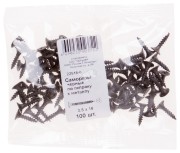 Саморез гипсокартон/металл 3,5х16 черный (100шт) Саморез гипсокартон/металл 3,5х16 черный (100шт)