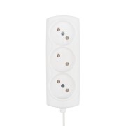 Удлинитель PROconnect STANDARD 3 гнезда, 1.5 м, 2х0.75 мм², б/з, белый Удлинитель PROconnect STANDARD 3 гнезда, 1.5 м, 2х0.75 мм², б/з, белый