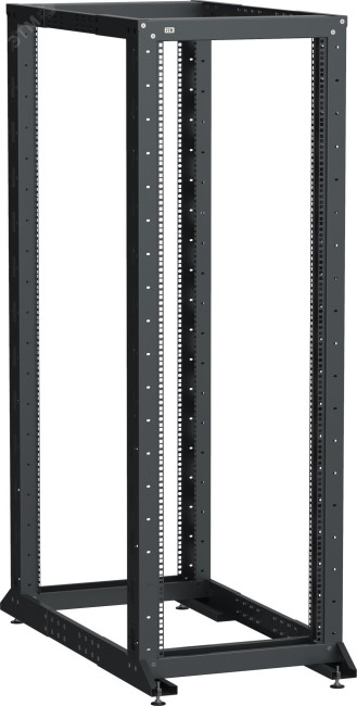Стойка двухрамная ITK LINEA F 42U 600х600-1000мм черная (LF05-42U61-2GM)