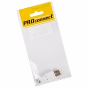Переходник USB PROconnect, штекер USB-A - штекер mini USB 5 pin, 1 шт., пакет БОПП Переходник USB PROconnect, штекер USB-A - штекер mini USB 5 pin, 1 шт., пакет БОПП
