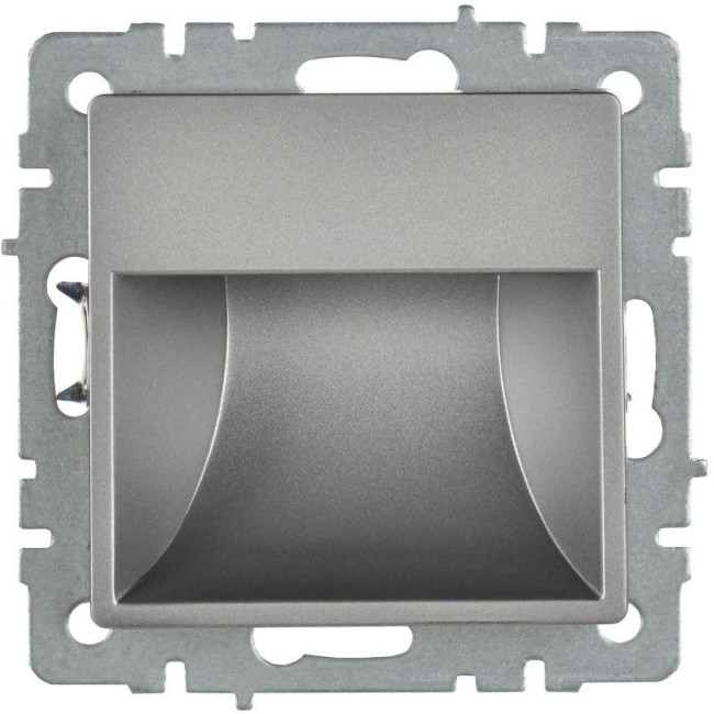 Подсветка светодиодная BRITE встраив. ПЛ20-БрС механизм сталь IEK BR-FL20-K46