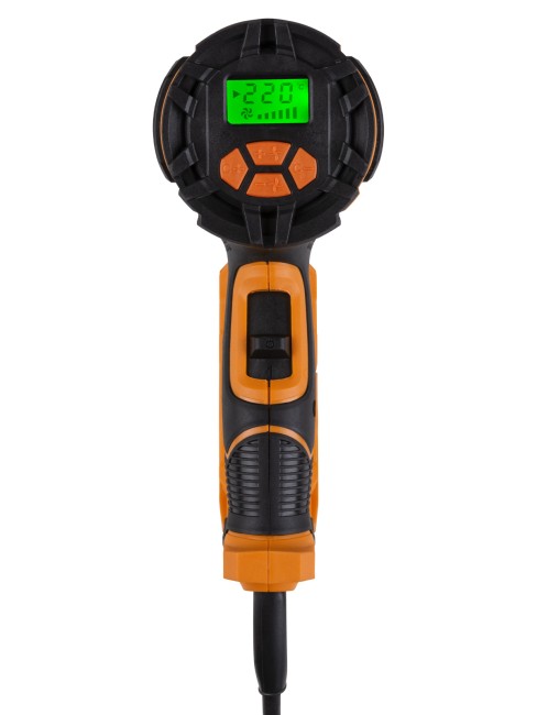 Технический фен ТФ-02, 2000 Вт, 9 предм., ЖК-экр., 2 реж., плавн. рег., 50-600 C, кейс, "Алмаз" TDM