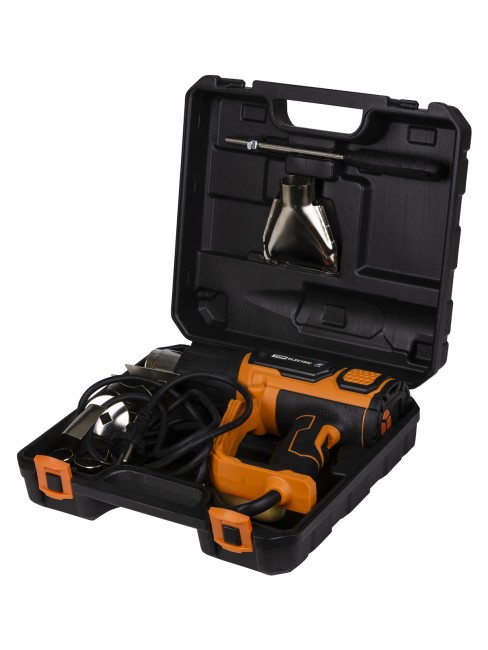 Технический фен ТФ-02, 2000 Вт, 9 предм., ЖК-экр., 2 реж., плавн. рег., 50-600 C, кейс, "Алмаз" TDM