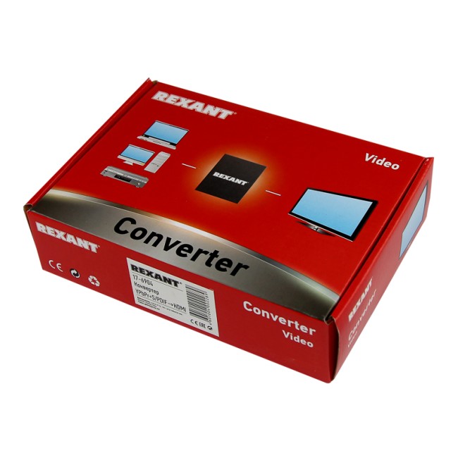 Конвертер YPbPr + SPDIF / Toslink на HDMI, металл REXANT Конвертер YPbPr + SPDIF / Toslink на HDMI, металл REXANT