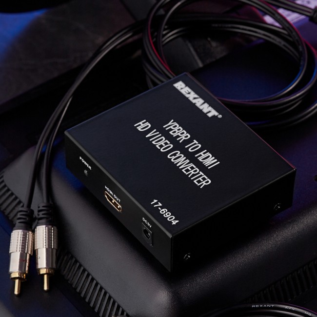 Конвертер YPbPr + SPDIF / Toslink на HDMI, металл REXANT Конвертер YPbPr + SPDIF / Toslink на HDMI, металл REXANT