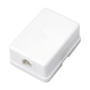 Розетка телефонная внешняя, 1 порт UTP RJ-14 (6P4C), CAT 3 REXANT Розетка телефонная внешняя, 1 порт UTP RJ-14 (6P4C), CAT 3 REXANT