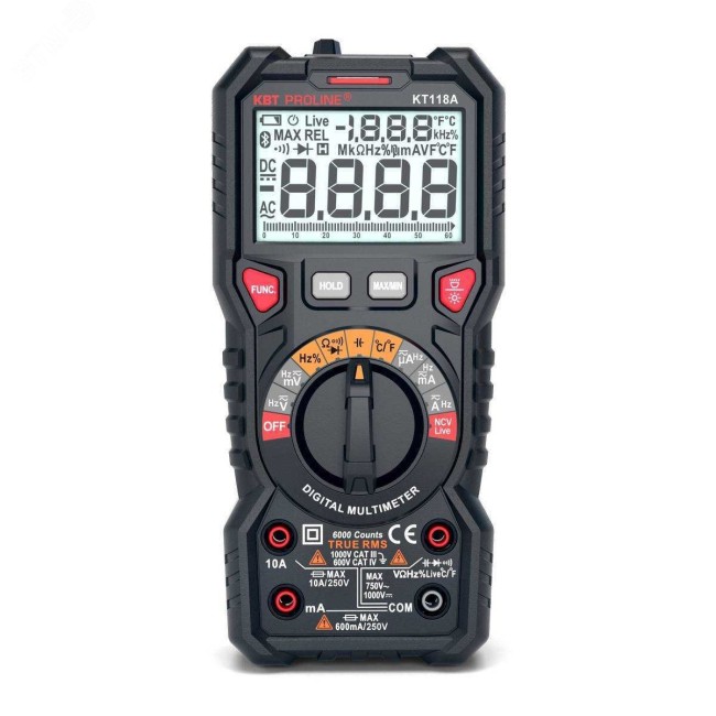 Мультиметр цифровой KT 118A PROLINE КВТ