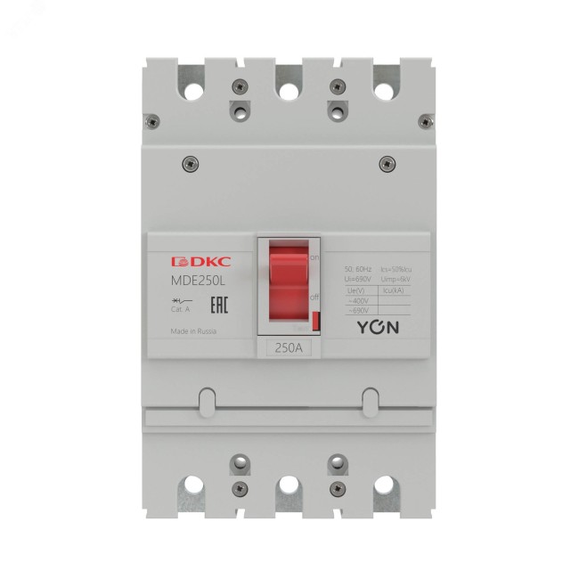 Выключатель автоматический в литом корпусе YON MDE250H125