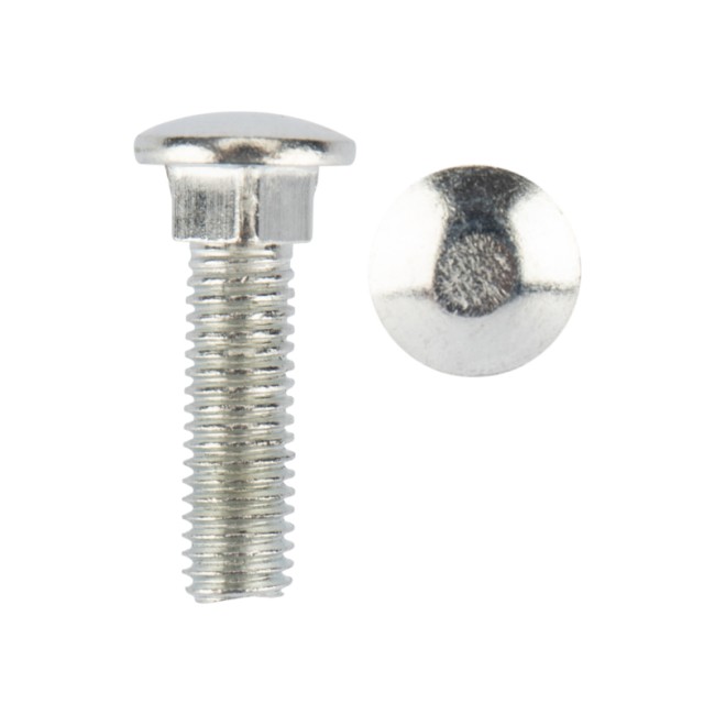 Болт мебельный KRANZ DIN 603, 8х30,  пакет (4шт.)