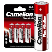 Элемент питания алкалиновый AA/LR6 1.5В Plus Alkaline LR6-BP4 (блист.4шт) Camelion 7370 Элемент питания алкалиновый AA/LR6 1.5В Plus Alkaline LR6-BP4 (блист.4шт) Camelion 7370