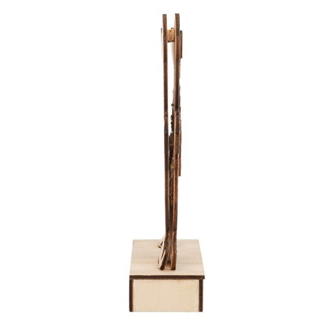 Деревянная фигурка с подсветкой Снеговик 18 см NEON-NIGHT Деревянная фигурка с подсветкой Снеговик 18 см NEON-NIGHT