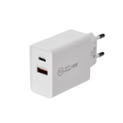 Сетевое зарядное устройство для iPhone/iPad REXANT Type-C + USB 3.0 с Quick charge, белое Сетевое зарядное устройство для iPhone/iPad REXANT Type-C + USB 3.0 с Quick charge, белое