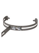 Держатель регулируемый Ø130-240 мм на круглый конек, для прута Ø6-10 мм, стал. крюк, термодиф. TDM Держатель регулируемый Ø130-240 мм на круглый конек, для прута Ø6-10 мм, стал. крюк, термодиф. TDM