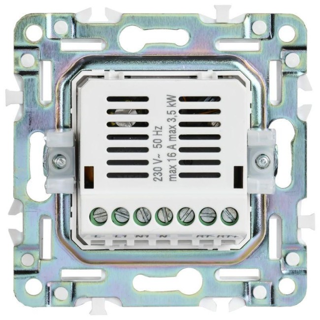 Термостат электронный SKANDY SK-T01W с индикацией арктич. бел. IEK SK-RT11-K01