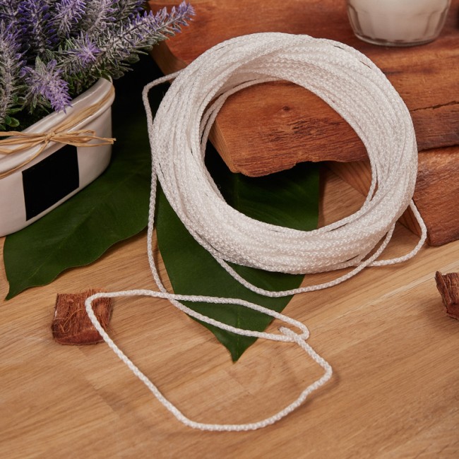 Шнур ∅3 мм с сердечником ШПТ 20 м белый ЧЕТЫРЕ СЕЗОНА