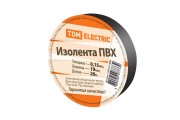 Изолента ПВХ 0,15х19мм Черная 20м TDM Изолента ПВХ 0,15х19мм Черная 20м TDM