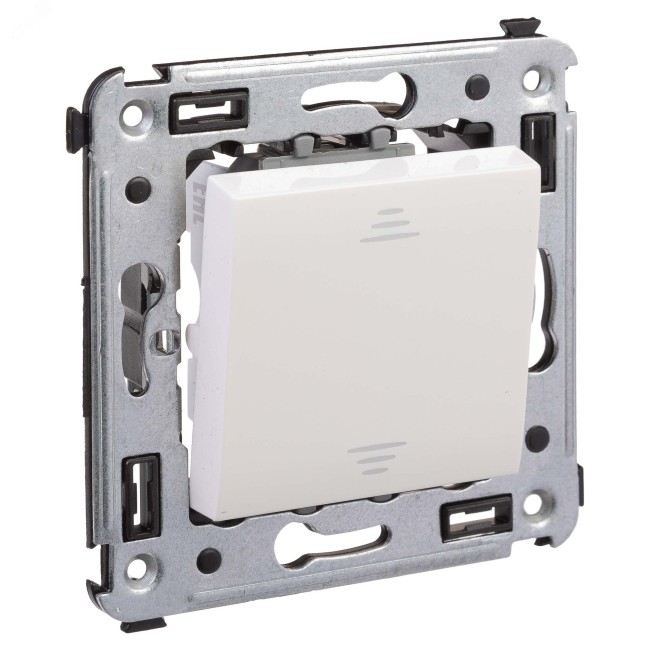 Avanti Переключатель одноклавишный в стену, ''Белое облако'' Avanti Переключатель одноклавишный в стену, ''Белое облако''