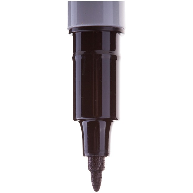 Маркер перманентный Multi Marker Super Slim 1мм, черный, пулевидный Crown Маркер перманентный Multi Marker Super Slim 1мм, черный, пулевидный Crown