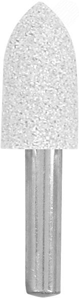 Шарошка абразивная (по металлу), хвостовик 6 мм, цилиндр заостренный 14х25 мм