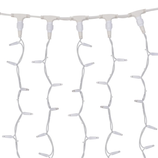 Гирлянда Светодиодный Дождь 2х3м, постоянное свечение, белый провод КАУЧУК, 230 В, диоды ЖЁЛТЫЕ (шнур питания в комплекте) Гирлянда Светодиодный Дождь 2х3м, постоянное свечение, белый провод КАУЧУК, 230 В, диоды ЖЁЛТЫЕ (шнур питания в комплекте)