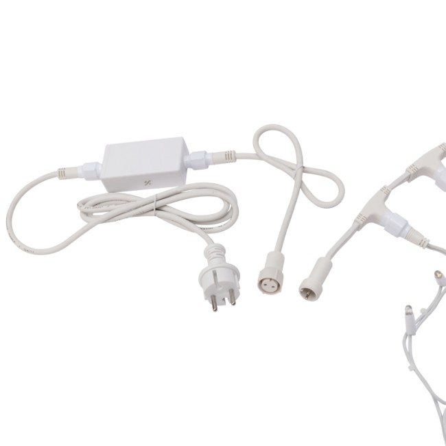 Гирлянда Светодиодный Дождь 2х3м, постоянное свечение, белый провод КАУЧУК, 230 В, диоды ЖЁЛТЫЕ (шнур питания в комплекте) Гирлянда Светодиодный Дождь 2х3м, постоянное свечение, белый провод КАУЧУК, 230 В, диоды ЖЁЛТЫЕ (шнур питания в комплекте)