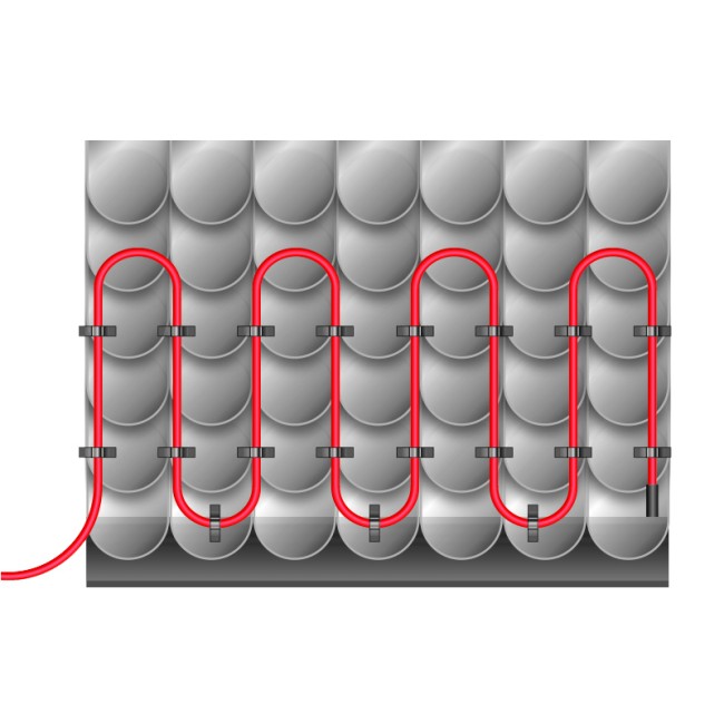 Кабель греющий саморегулирующийся Extra Line 25MSR-PB, на трубу, 7м/175Вт REXANT Кабель греющий саморегулирующийся Extra Line 25MSR-PB, на трубу, 7м/175Вт REXANT