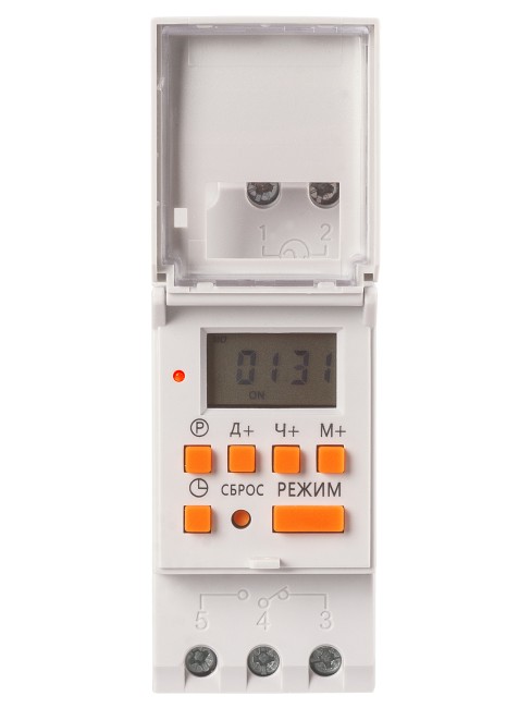 Таймер электронный ТЭ15-1мин/7дн-16on/off-16А-DIN TDM
