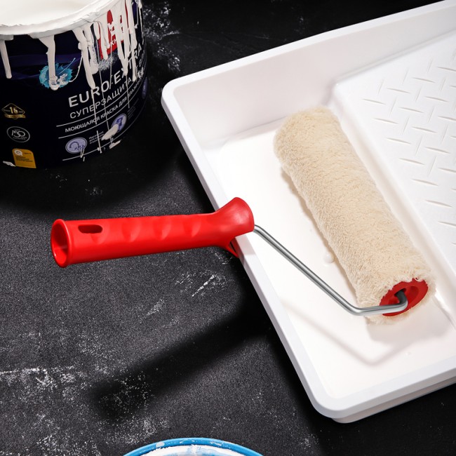 Валик «Натуральный мех» бесшовный, ворс 12 мм, ширина ролика 180 мм, Ø 42 мм, бюгель 6 мм REXANT Валик «Натуральный мех» бесшовный, ворс 12 мм, ширина ролика 180 мм, Ø 42 мм, бюгель 6 мм REXANT