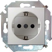 Розетка 1-м СП Simon 15 16А IP20 250В с заземл. Schuko защ. шторки винтов. клеммы механизм бел. Simon 1591443-030 Розетка 1-м СП Simon 15 16А IP20 250В с заземл. Schuko защ. шторки винтов. клеммы механизм бел. Simon 1591443-030